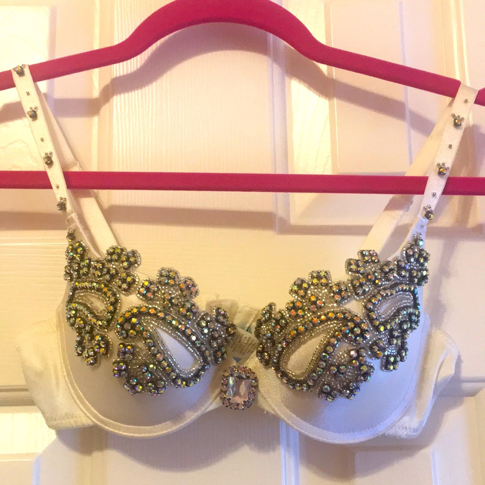 Marciano rhinestone bralette.32B.